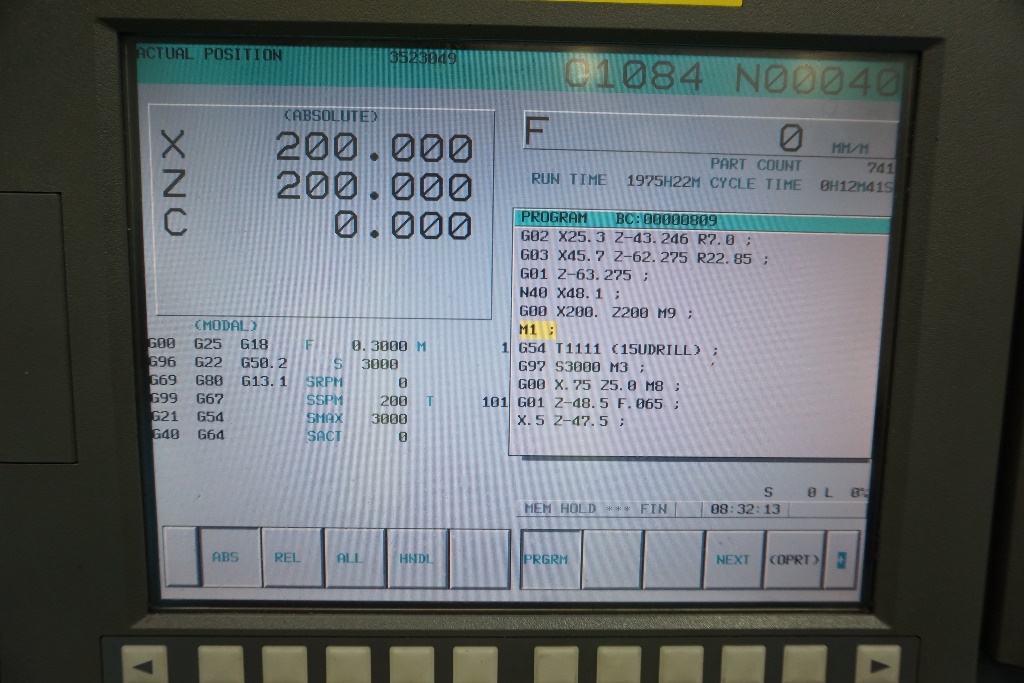 Doosan Lynx Type L220LM 2-Axis Lathe
