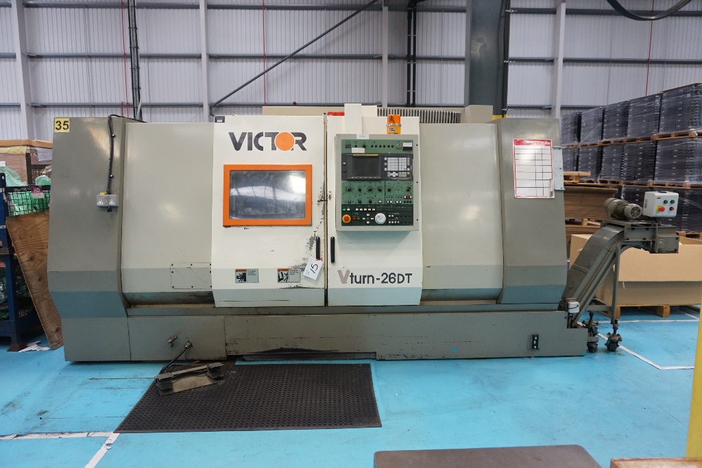 Victor V Turn 26DT 4 Axis CNC Lathe