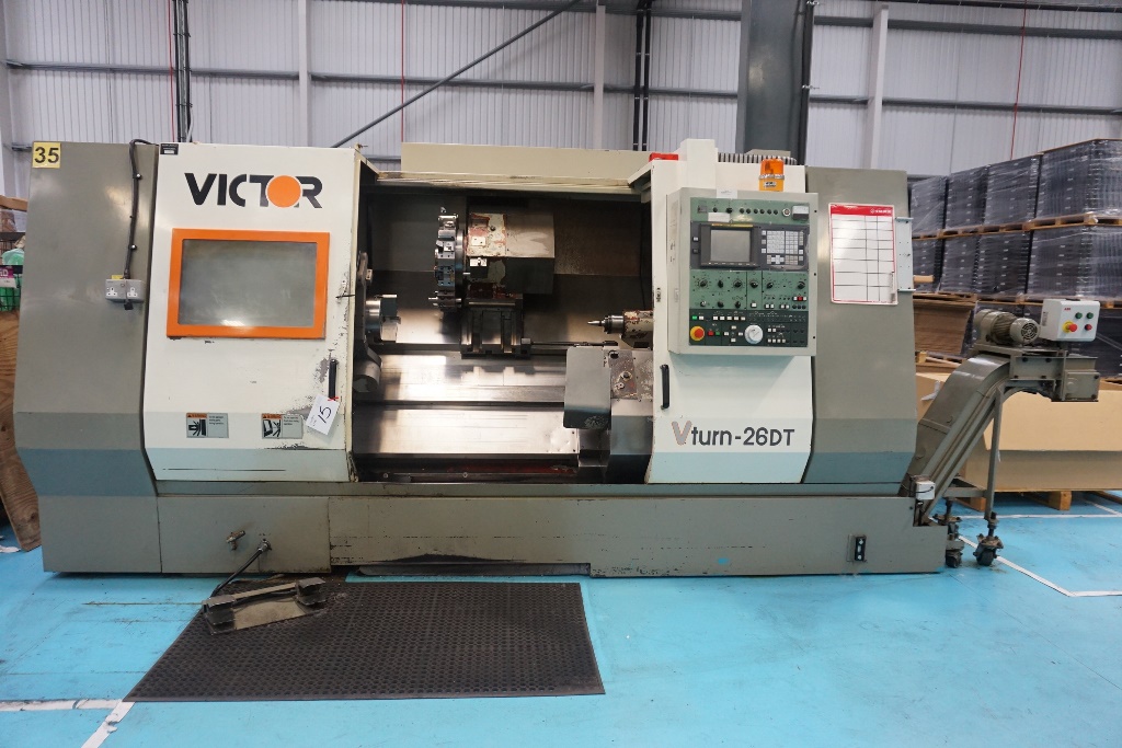 Victor V Turn 26DT 4 Axis CNC Lathe