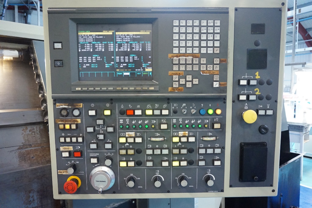 Takisawa Type TD 260 Twin Spindle CNC Lathe