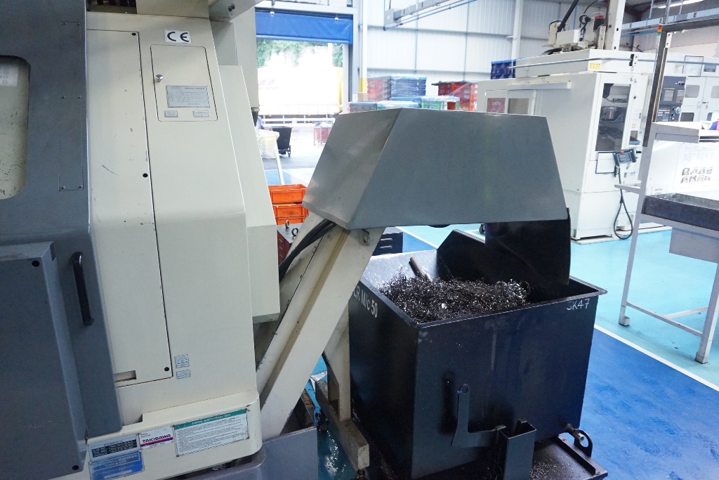 Takisawa Type TD 260 Twin Spindle CNC Lathe