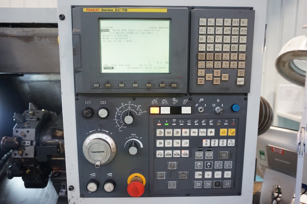 Takisawa Type TC-200L3 Single Spindle CNC Lathe