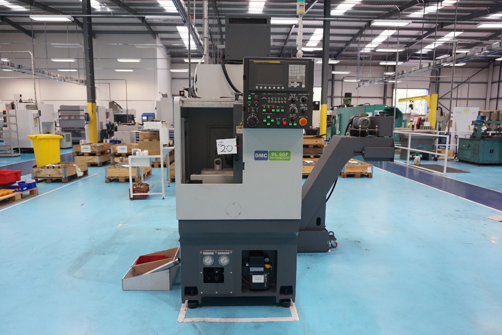 DMC DL 6GF Platten Type 2 Axis Lathe