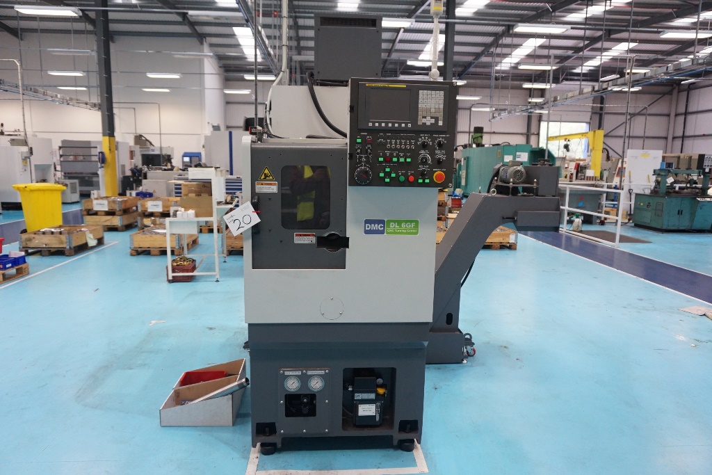 DMC DL 6GF Platten Type 2 Axis Lathe