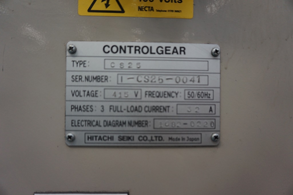 Hitachi Seiki CS25 Vertical Lathe