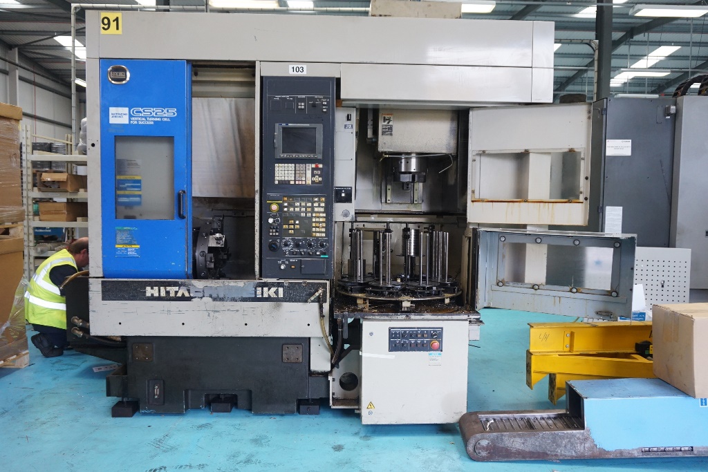 Hitachi Seiki CS25 Vertical Lathe