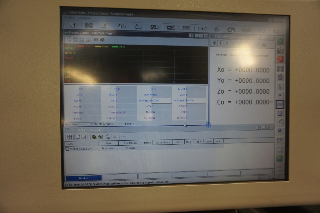 Agie Charmilles Form 200 Die Sink CNC EDM Machine