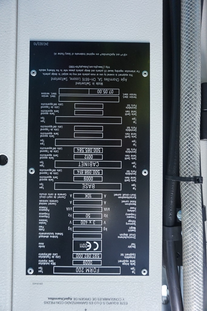 Agie Charmilles Form 200 Die Sink CNC EDM Machine