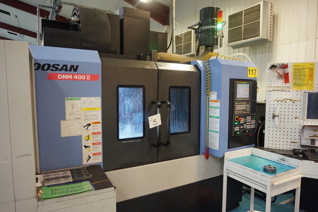Doosan Type DNM 400ii 4-Axis Vertical Machining Centre