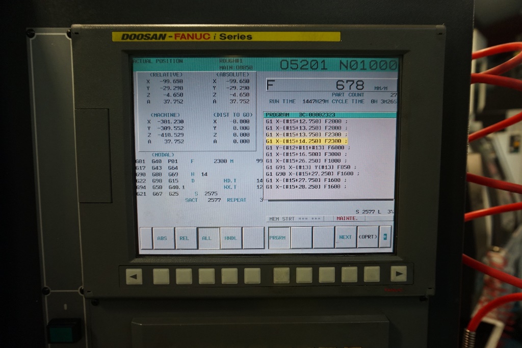 Doosan DNM 400 4th Axis Vertical Machining Centre