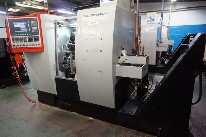 Emco Turn 420 MC Plus Twin Spindle Sub Spindle CNC Lathe
