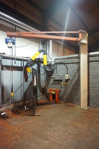 200kg SWL Jib Crane with Abus Hoist