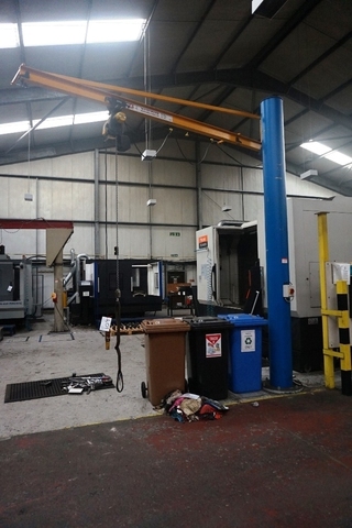 250kg SWL Jib Crane with Morris Hoist