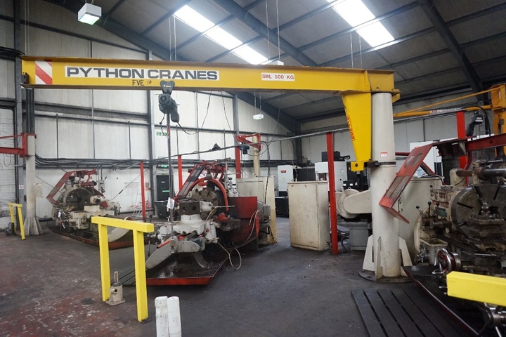 500kg SWL Jib Crane with Demag Hoist