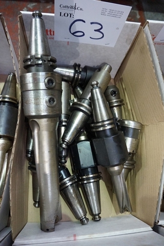 Qty (12) CAT 40 Tooling