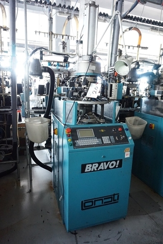 Lonati Bravo 852 Hosiery Knitting Machine; 4'' diameter 176 Needle Count; 14 Gauge