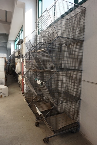 Stacking Cages, approx (70) 580mm x 800mm x 80mm