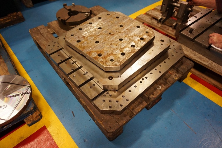 Fixtures and 12" 3 Jaw Chuck