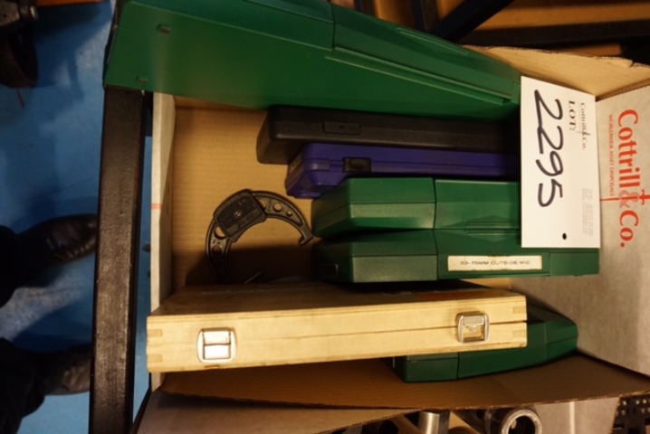 Quantity Digital Verniers;150,200 & 300mm, digital inside, bore and outside micrometers