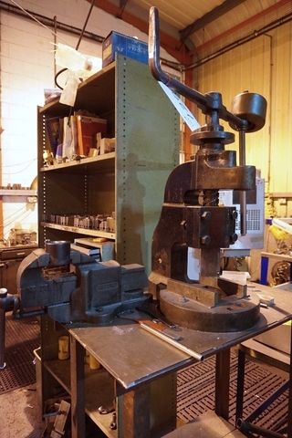 Hand Press with Bench and Record No. 23 Vice