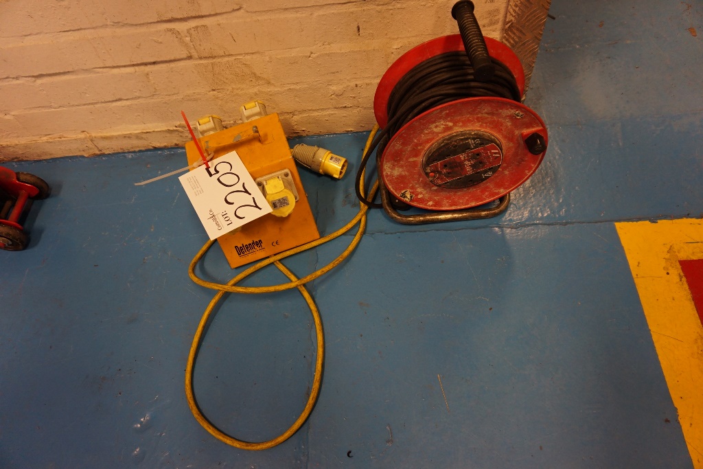 Extension Lead with Multi-plug 110 Volt Adaptor