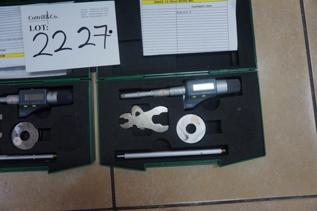 Qty of Bore Gauges (Out of Test)