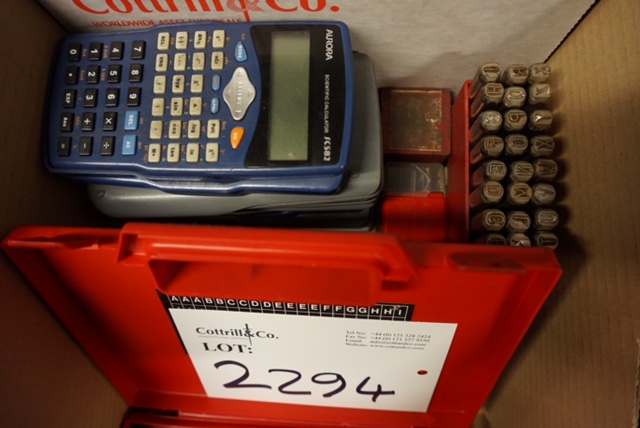 Quantity Marking Stamps & Calculators