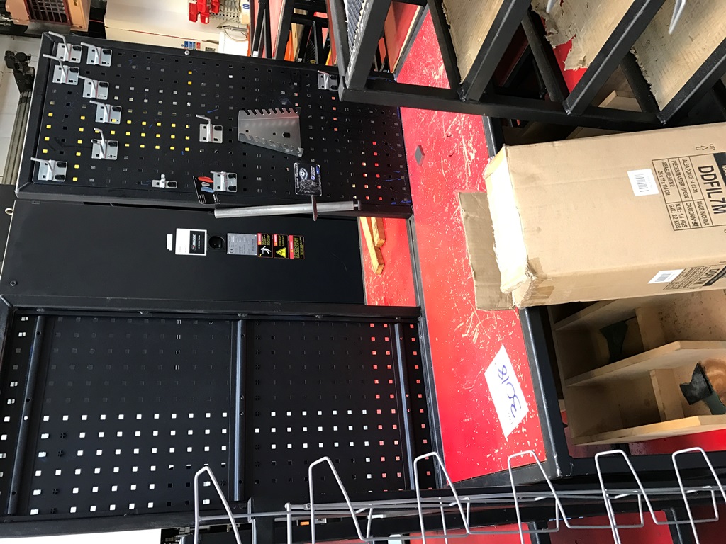 (6) Mobile racks, (2) Benches & quantity of Literature racks