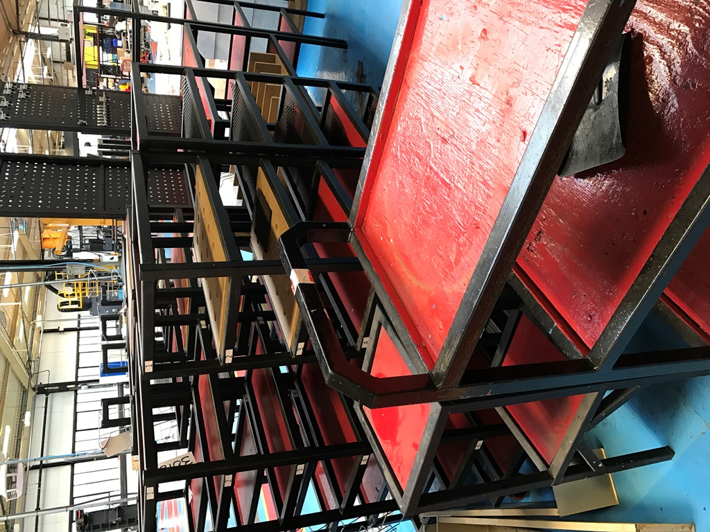 (6) Mobile racks, (2) Benches & quantity of Literature racks