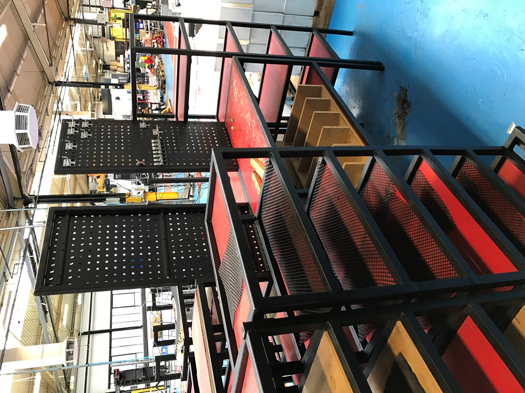 (6) Mobile racks, (2) Benches & quantity of Literature racks