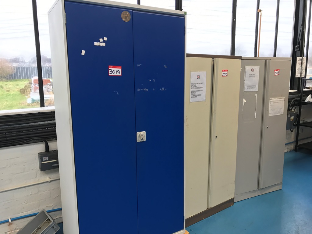 (8) Steel Cabinets