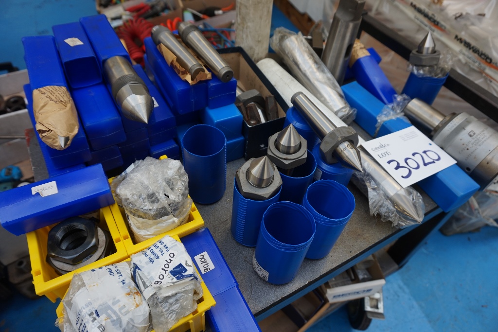 Quantity No. 4MT, 5MT & 6MT Dead centres & Gogsdill external burnishing tool XXB25