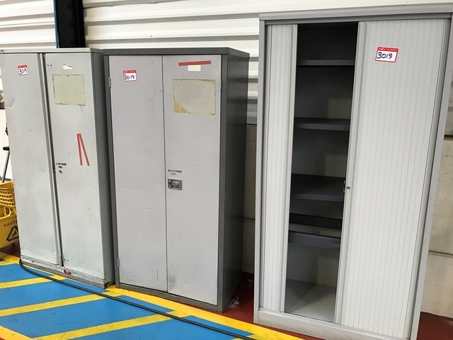 (8) Steel Cabinets