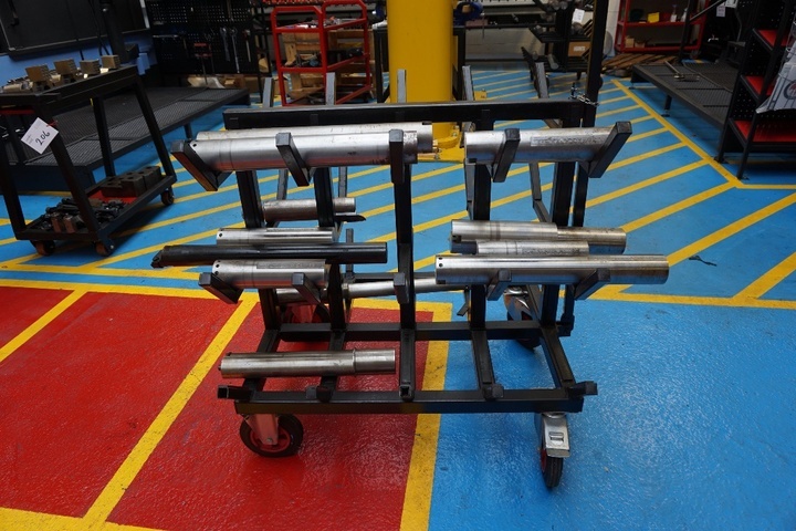 Mobile Trolley with Qty of Boring Bars