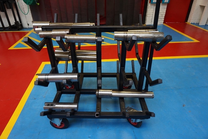 Mobile Trolley with Qty of Boring Bars