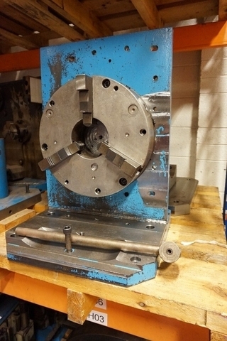 Fixture with 400mm 3 Jaw Chuck 500mm x 500mm x 700mm high