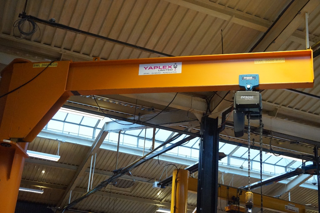 Yaplex Limited Crane with Demag 2 Ton Hoist
