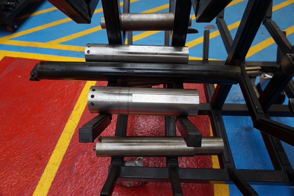 Mobile Trolley with Qty of Boring Bars