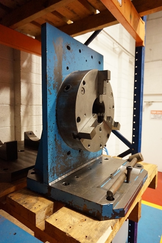 Fixture with 400mm 3 Jaw Chuck 500mm x 500mm x 700mm high