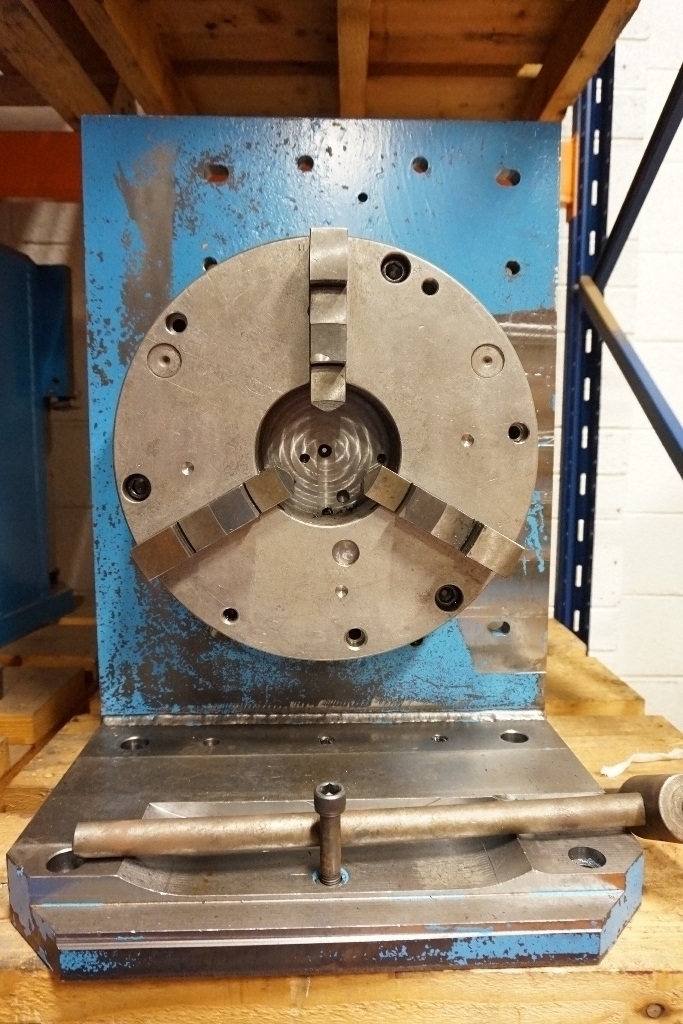 Fixture with 400mm 3 Jaw Chuck 500mm x 500mm x 700mm high