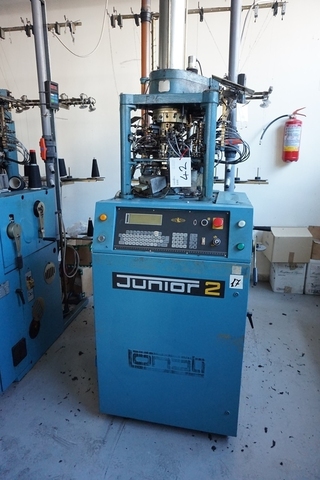 Lonati Junior 2 Hosiery Knitting Machine; 3 1/4" diameter; 260 Needle Count; 26 Gauge