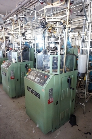 Santoni Shark 4J Hosiery Knitting Machine; 4" diameter; 132 Needle Count; 11 Gauge