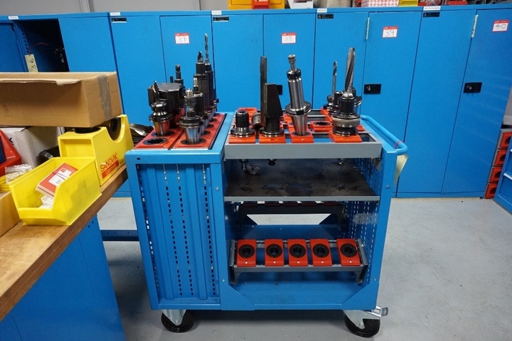 CAT50 Tooling with Tooling Trolley