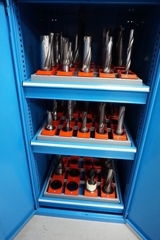 Cabinet with Qty of U Drills