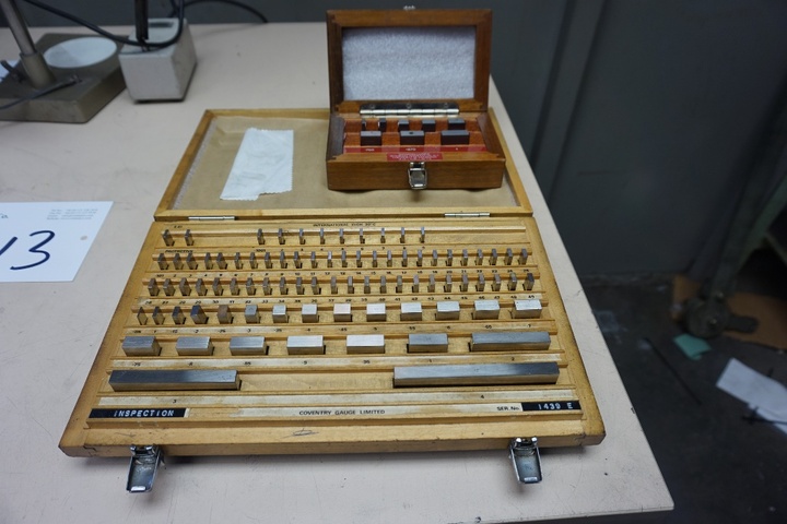 Set of Imperial Slip Gauges and Small Set