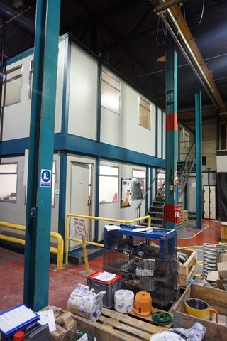 (2) Portable Cabins stacked with Stairs