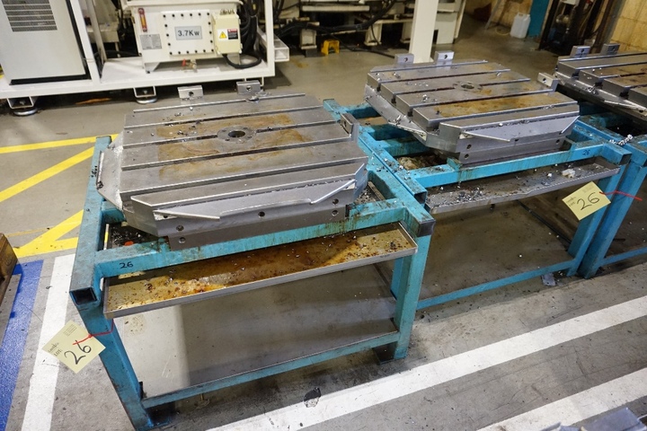 (2) Spare Pallets with Stands